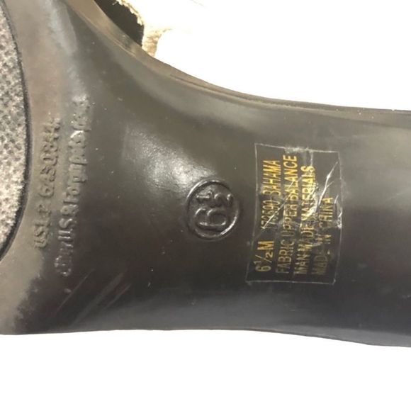 Air Flex Tan Stretchy Cross Canvas Mule Shoes Size: 6.5 - Picture 7 of 10